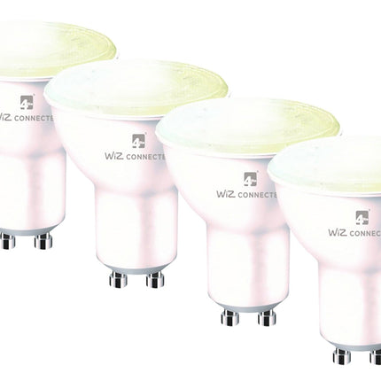4lite WiZ Connected Dimmable White WiFi LED Smart Bulb - GU10