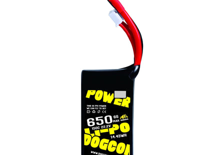 DOGCOM 650mAh 150C 6S 22.2V UCELL series
