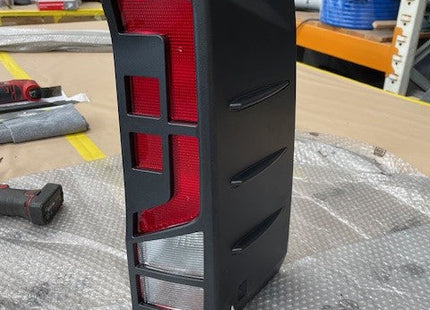 For VW Crafter Rear Light Guards Hammerite Ultimate Matte Black (2018-2025) | Tail Light Protectors | Van-X