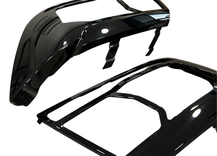 For VW Crafter Headlight Guards Gloss Black (2018-2025) | Front Headlight Protectors | Van-X