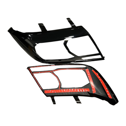 For MAN TGE Headlight Guards – Gloss Black – Premium Protection | Van-X