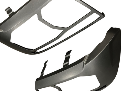 For MAN TGE Headlight Guards Hammerite Ultimate Matte Black (2018-2025) | Front Headlight Protectors | Van-X
