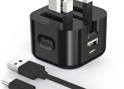 Fast PD Charger Dual USB Charging Adapter For iPhone Samsung Universal UK PLUG