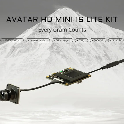 Walksnail Avatar HD Mini 1s Lite Kit (VTX + Camera)