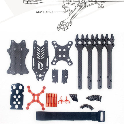 F2 Mito GS FPV Quadcopter Frame