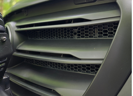 For Mercedes Sprinter 907 Honeycomb Grille Mesh Inserts | Upper Grille 5 Piece Kit | Van-X