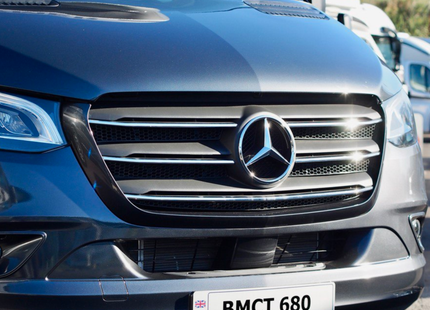 For Mercedes Sprinter 907 Honeycomb Grille Mesh Inserts | Upper Grille 5 Piece Kit | Van-X