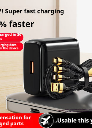 240W Super Fast Charge Suit Three-in-one Three-in-one Data Cable
