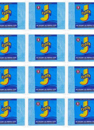 12 x J Cloth 5 Pack