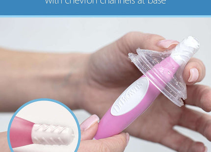 Dr Brown's Baby Bottle Cleaning Brush Pink Bottle Cleaner with Teat Cleaner