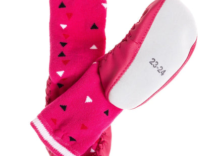 Minissa Triangle Print Slipper Baby Socks