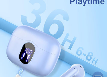 Wireless Earbuds Bluetooth 5.3 Deep Bass 36H Playtime Noise Cancel Btootos