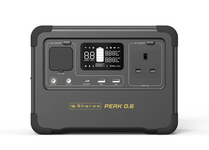 Sherpa PEAK 0.6 - 600W Portable Power Station