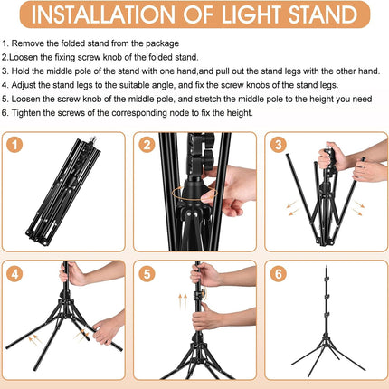 LIPETY 13'' Selfie Ring Light with Tripod, Phone Holder, 3-Color Dimmable LED