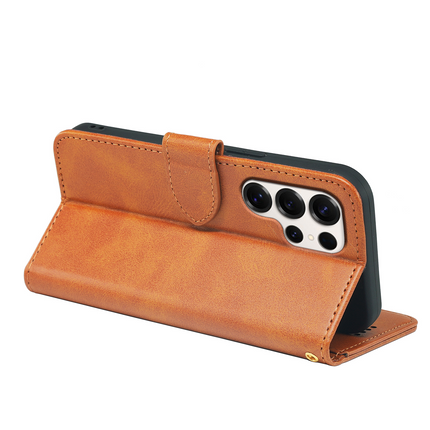 Samsung Galaxy S25 Series Book Flip Case Leather Wallet