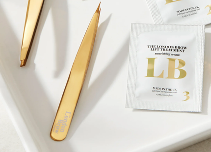 Gold Pointed Brow Tweezers