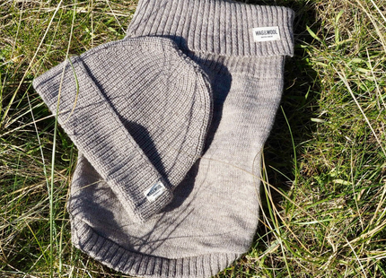 Oatmeal British Wool Beanie Hat