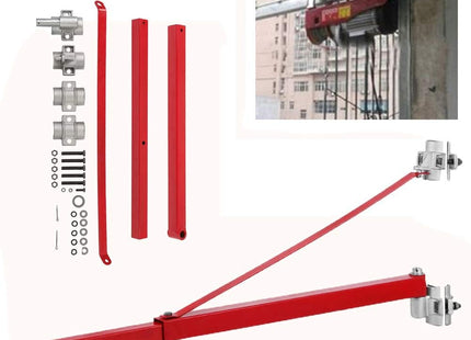 Swivel Wall Mount Lifting Arm – 600kg Max Load for Workshop or Garage Use
