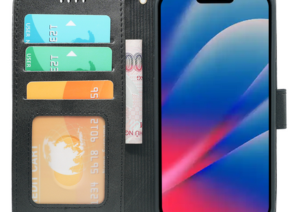 iPhone 18/17 Series Book Flip Case Leather Wallet
