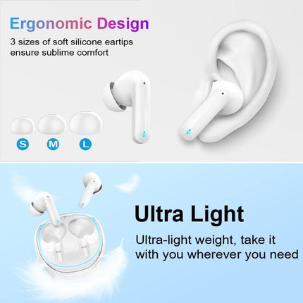 Wireless Earbuds Bluetooth 5.3 40H Playtime Noise Cancelling Mic Gaming