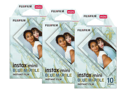 Fujifilm Instax Mini Instant Photo Film - Blue Marble