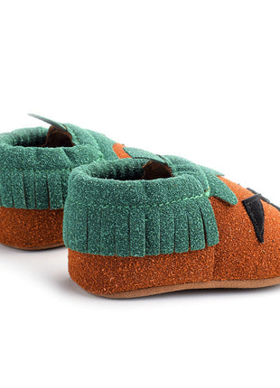 Baby Girls Boys Halloween Pumpkin Cosplay Slip-on Shoes Soft First Walking Children Canvas Shoes Kids Girls Walking Shoes