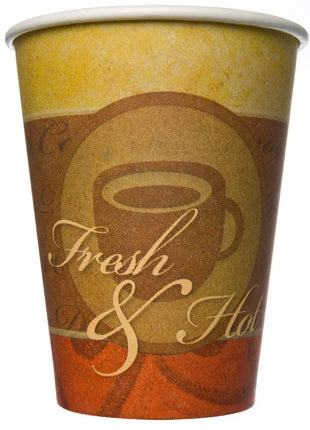 8Oz Fresh And Hot Pe Single Wall Cup