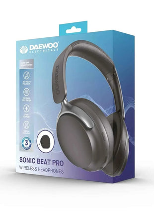Daewoo Sonic Beat Pro Bluetooth Headphones 40hr Playback Mobile Phone Compatible