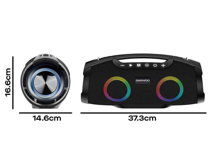 Daewoo Boom Beat Pro Pulse Bluetooth Party Speaker 6.5 Inch LED 40W Beats System