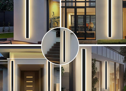 Outdoor Wall Light 120CM 42W LED Warm White 3000K for Garden Balcony Mikeru