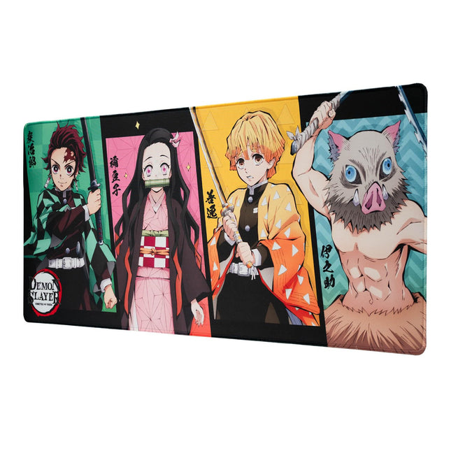 Grupo Erik XXL Mouse Pad - Demon Slayer Gifts | Gaming Desk Mat 31.5 x 13.8 inches, Non-Slip Rubber Keyboard & Mouse Mat Large | Demon Slayer: Kimetsu