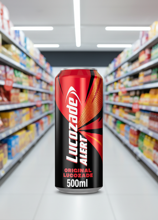 12 x Lucozade Alert Original Can - 500ML