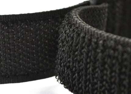 Black Elastic Hook&Loop Strap Pack