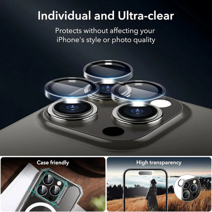 iPhone 15 Pro Max Premium Screen Protectors - 3 Pack + Lens Protector 2 lots = 6