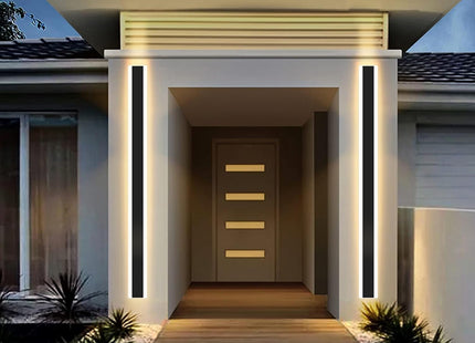 Outdoor Wall Light 120CM 42W LED Warm White 3000K for Garden Balcony Mikeru