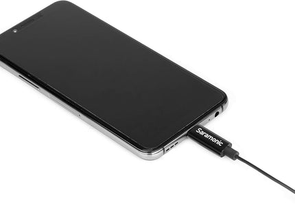 Saramonic Lavalier U3A Microphone USB-C for Mobile Devices and PCs Inc 2m Cable