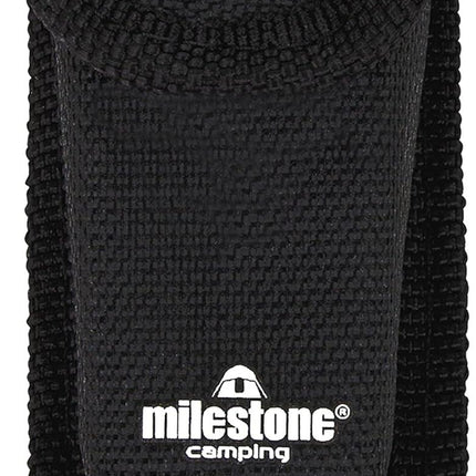 Milestone Compact Multi Function Camping Tool - Orange, 6.8 x 3.1 x 1.4 cm