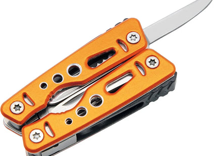 Milestone Compact Multi Function Camping Tool - Orange, 6.8 x 3.1 x 1.4 cm