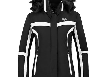 Wantdo Women's Waterproof Ski Jacket, Windproof Snowboarding, Size XL