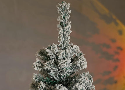 Artificial Christmas Tree 6FT Snow Flocked 850 Tips Metal Stand Asinse