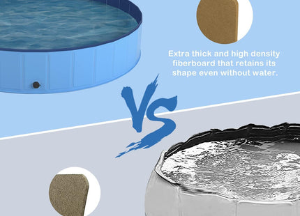 Dog Pool Foldable Pet Bath Tub Durable Outdoor Paddling Pool