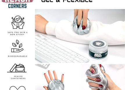 Brighten Car Interior & Keyboard with Magic Spruce Silver Cleaning Gel - 120g