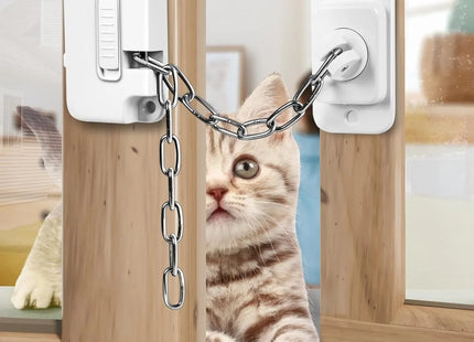 Child Window Locks Adjustable Restrictor for Windows and Doors White 2 Pack PET