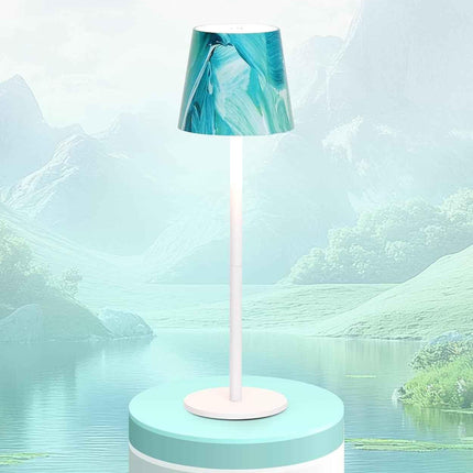 Cordless LED Table Lamp Rechargeable Light IP54 Touch Dimmable Various Colours