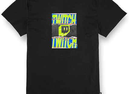 TWITCH Graphic T-Shirt, Regular Fit, 100% Cotton, Black