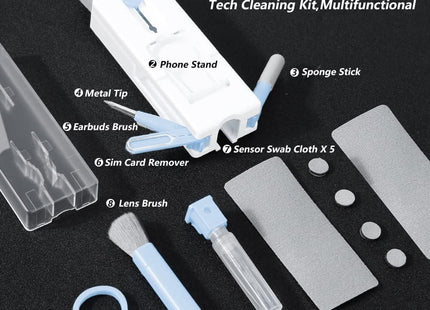 11-in-1 Gadget Cleaning Kit for Keyboards, Earbuds & LCD Screens, Versatile Tool