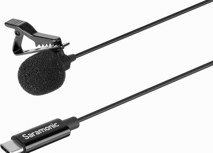 Saramonic Lavalier U3A Microphone USB-C for Mobile Devices and PCs Inc 2m Cable