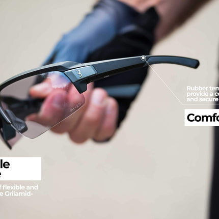 BBB Cycling Photochromic Cycling Glasses I Bifocal Sunglasses Mountain And Road Bike I Lightweight Photochromic Sunglasses With UV Protection I