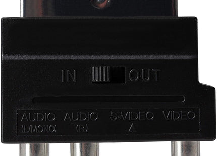 Maplin SCART to S-Video or Triple RCA Adapter