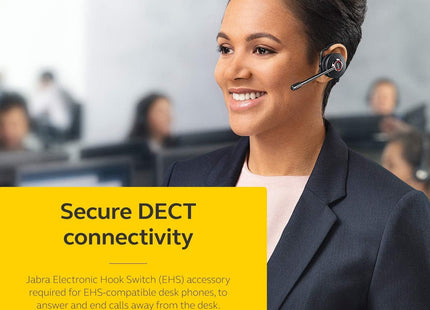 Jabra Engage 65 Convertible DECT Wireless Headset Noise Cancelling 13 Hr Battery